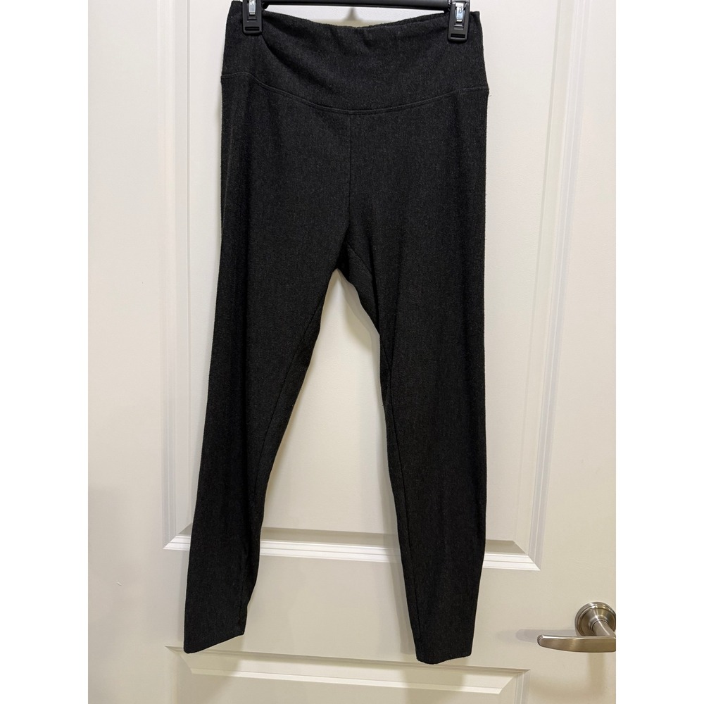 Orvis Womens XL Charcoal Gray Heathered High Rise Active Leggings Slim Fit